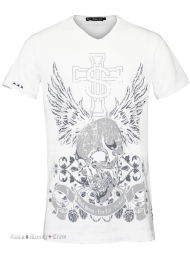 Herren Shirt Live Fast (wei)