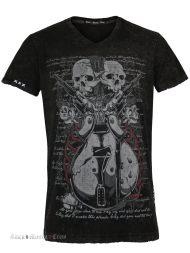 Herren Shirt Rock N Roll (schwarz)